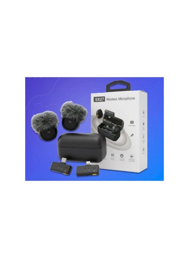 أكاليكس طقم ميكروفون لاسلكي SX27 – صوت عالي الجودة للفعاليات والتسجيل - Image 2